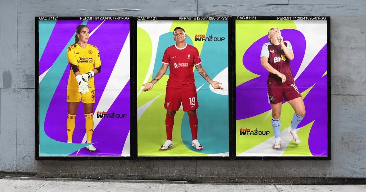 Adobe Launches Fan-Designed Mascot Campaign for Women's Football