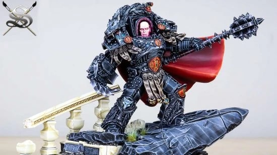 Siege Studios Paints Alpha Legion Bladeguard Veterans for Client Commission