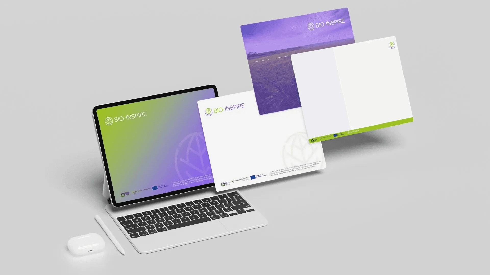 Boostern Designs Brand Identity for Bio-Based Economy Project BIO-INSPIRE