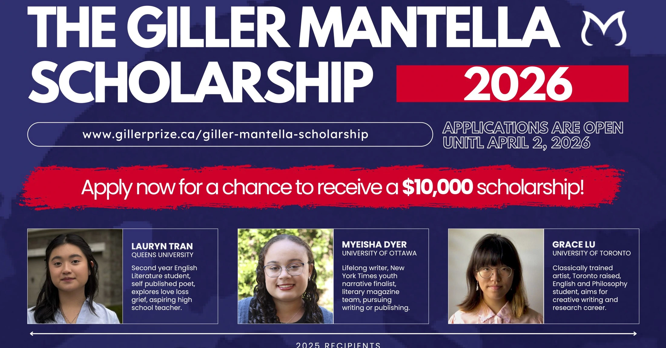 Oasis Integrated Communications Leads Second Year of Giller Mantella Scholarship Campaign — 3