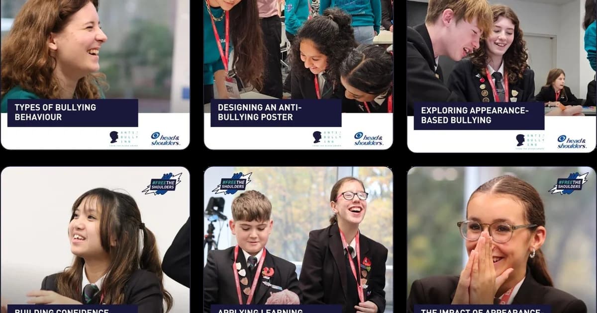 The Diana Award Partners with Head & Shoulders on Youth-Led Anti-Bullying Film