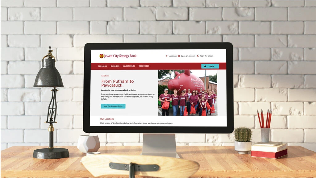 Sundin Marketing's Jewett City Savings Bank Tote Wins Silver Davey — 2