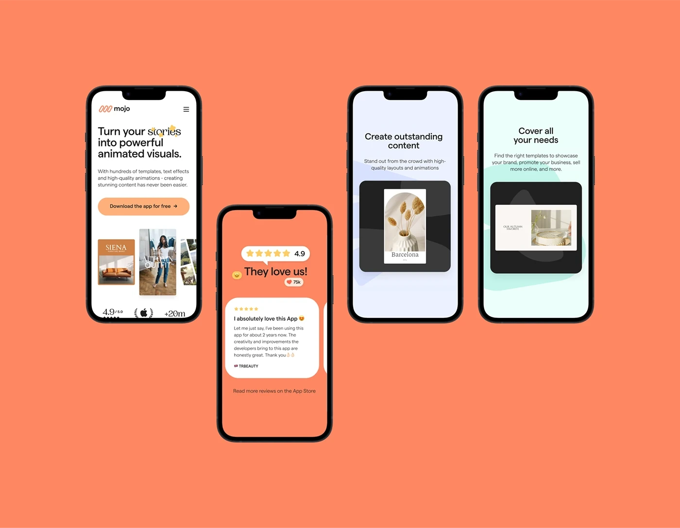 Beaucoup Studio Designs Full Brand System for Mojo Studio