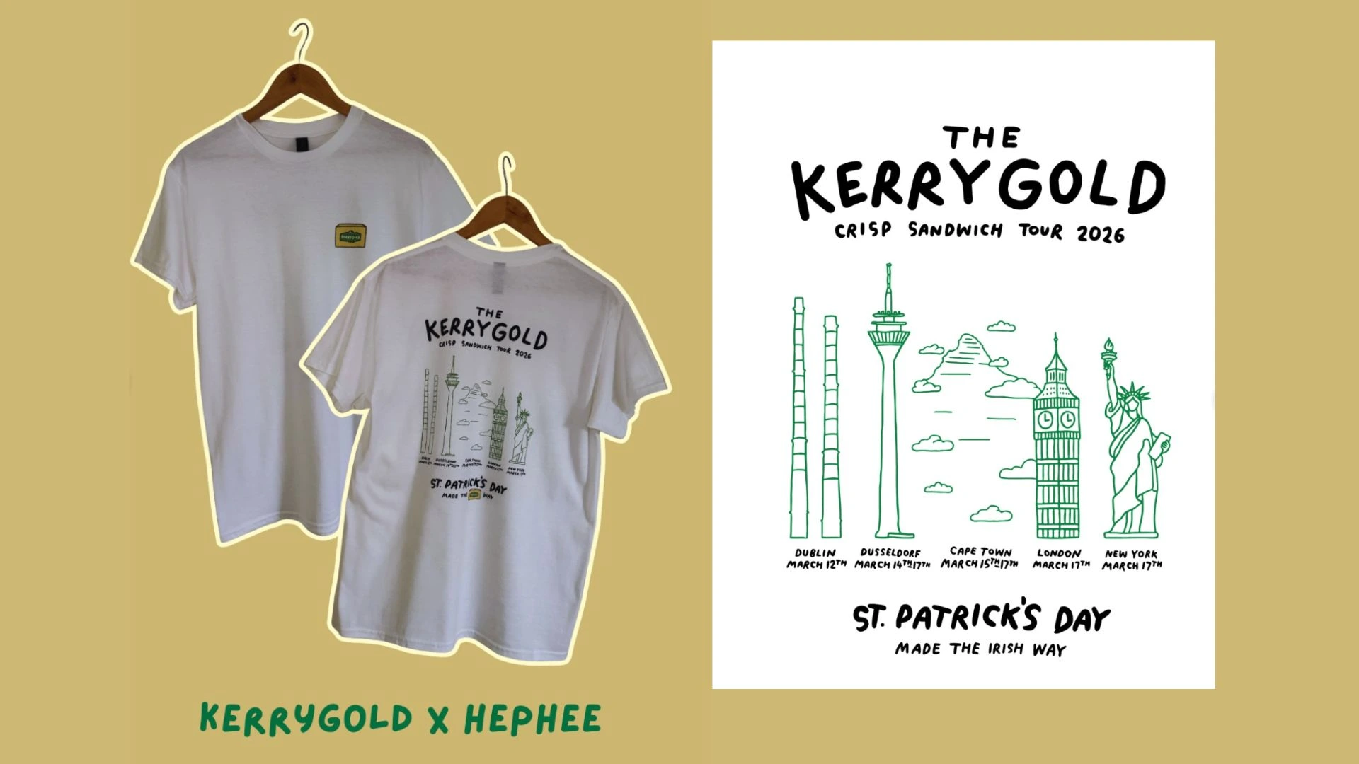 Merchable Produces Limited-Edition Merch for Kerrygold's St. Patrick's Day Campaign