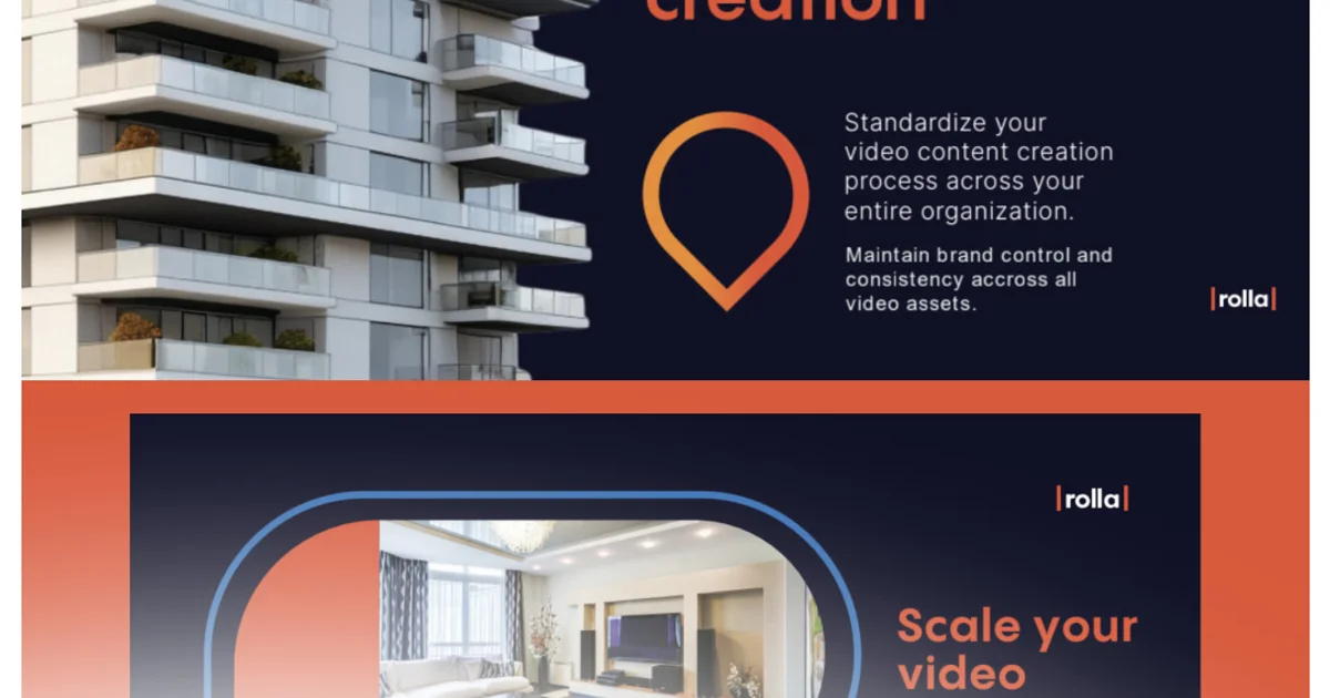 Geeks for Growth Designs Brand Identity for Rolla's Real Estate Video Platform