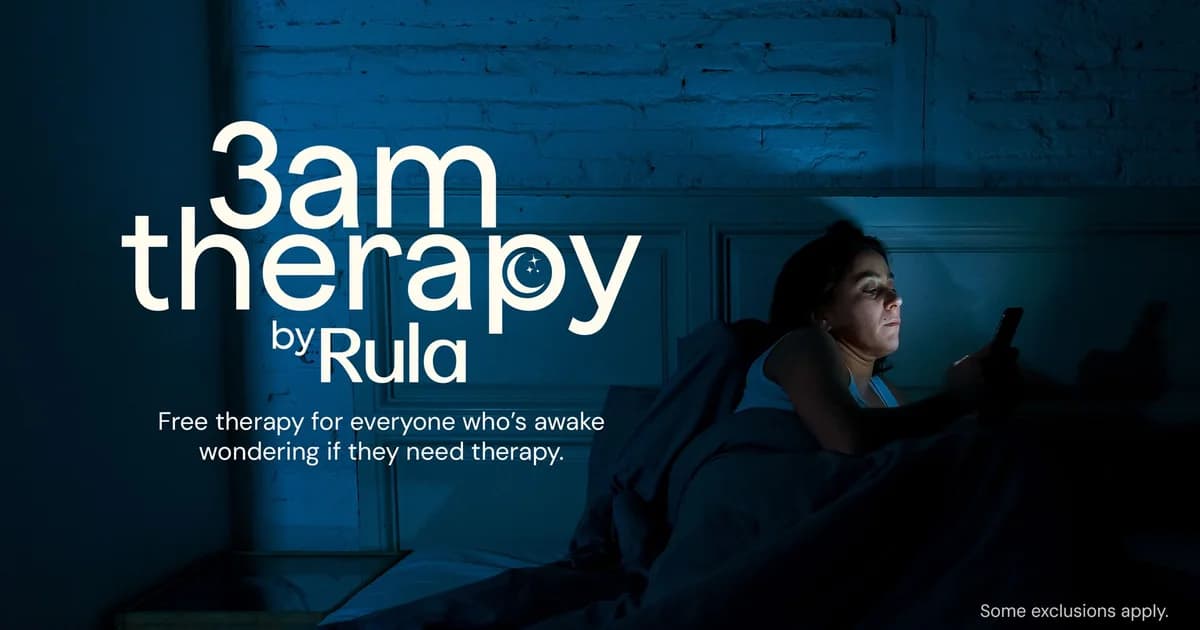 Mischief @ No Fixed Address Wins Rula AOR, Launches 3am Therapy Campaign