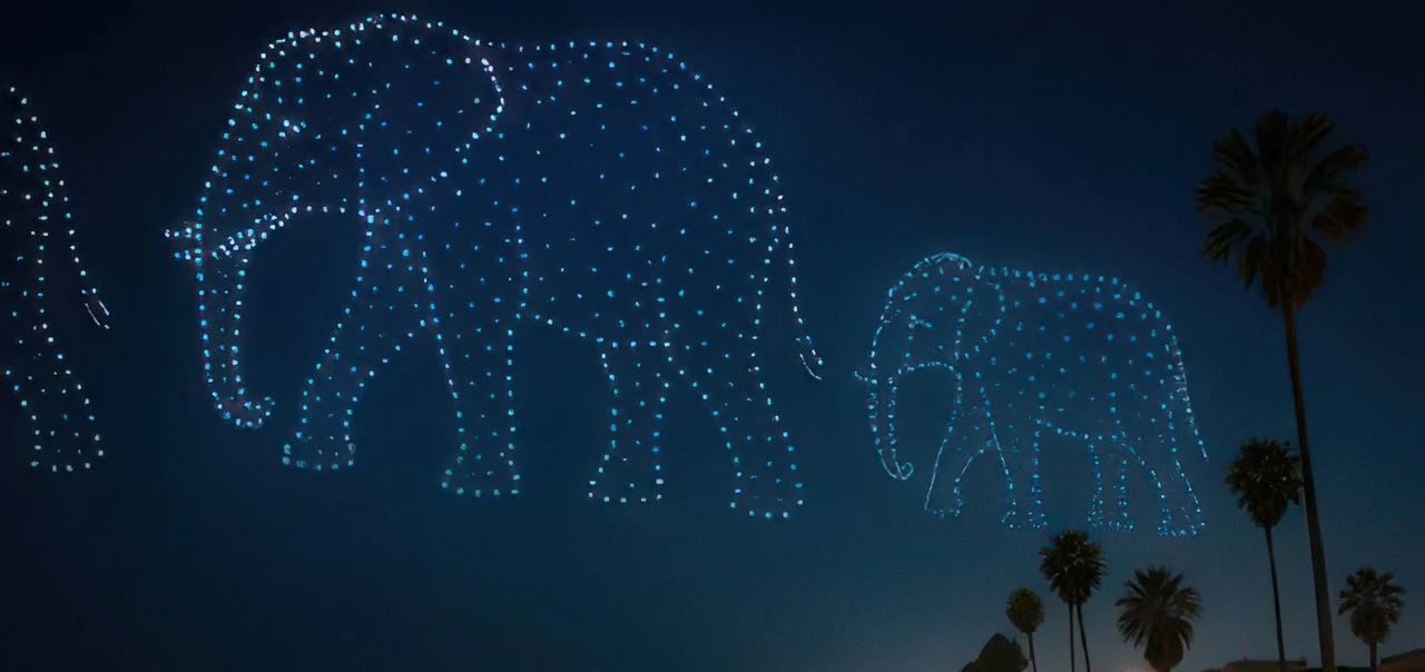 Downtown San Diego Partnership Brokers Drone Show Campaign for Safari Park — 4
